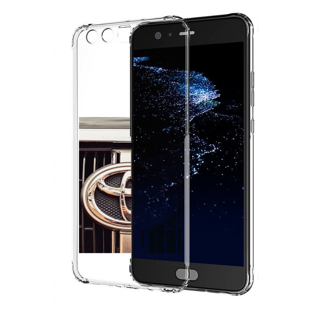 

Чехол бампер MyPads toyota тоиота 3 для Huawei P10 Plus противо, Прозрачный, Tocco