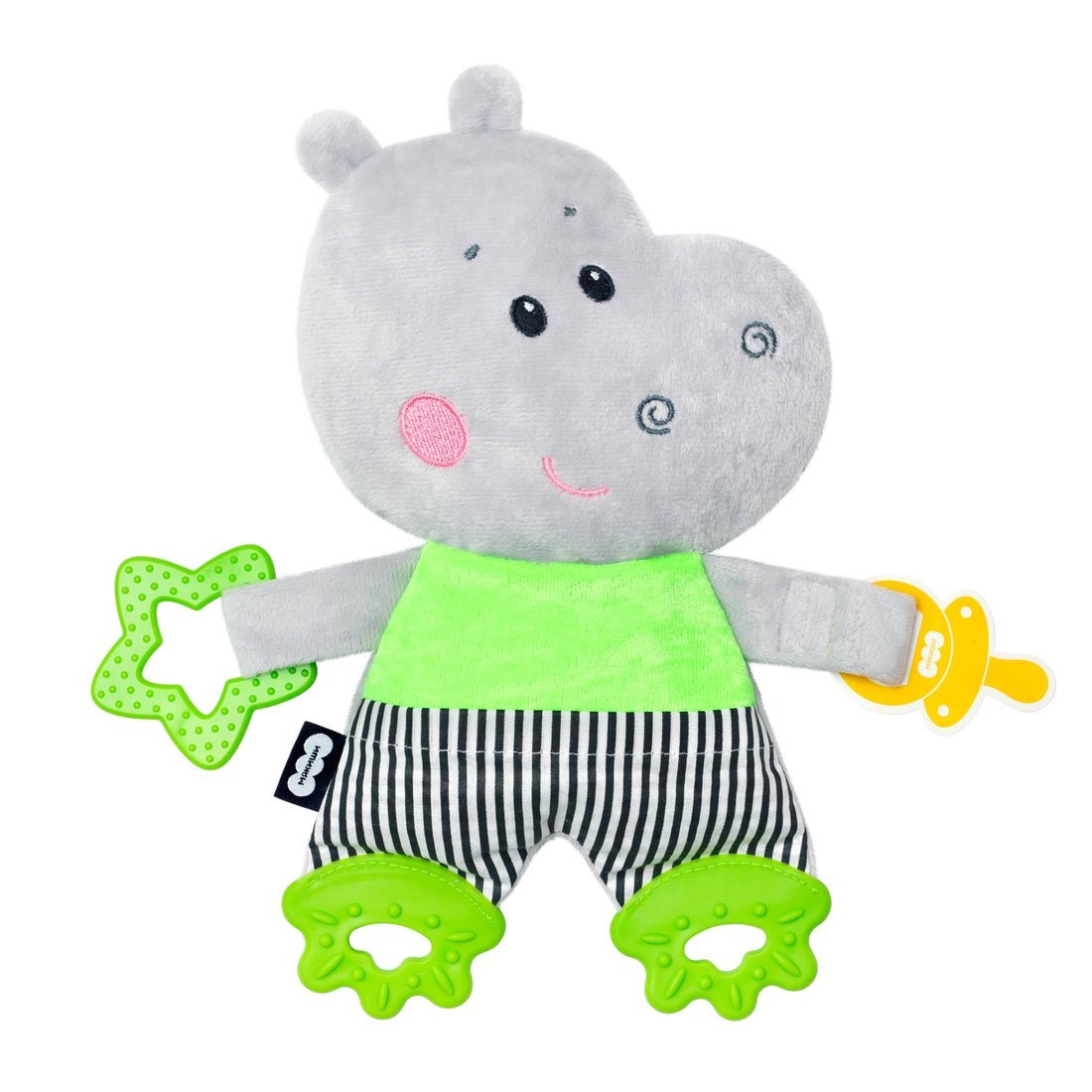 Игрушка Мякиши подвеска Бегемотик Димочка 725 игрушка подвеска колокольчик для новорожденного мишка берни