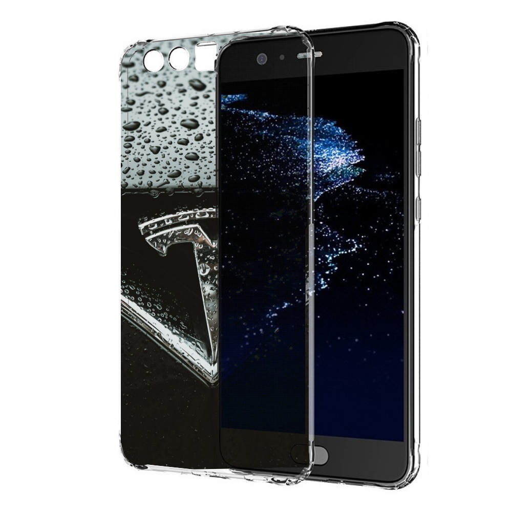 

Чехол бампер MyPads tesla тесла 1 для Huawei P10 Plus противоуда, Прозрачный, Tocco