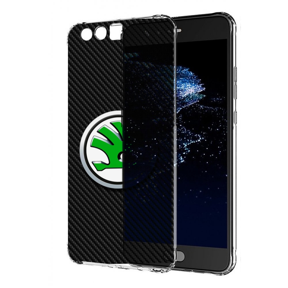 Чехол бампер MyPads skoda шкода 2 для Huawei P10 Plus противоуда