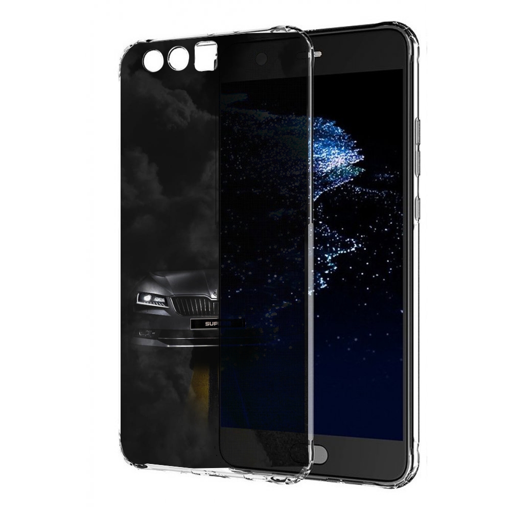 

Чехол бампер MyPads skoda шкода 1 для Huawei P10 Plus противоуда, Прозрачный, Tocco