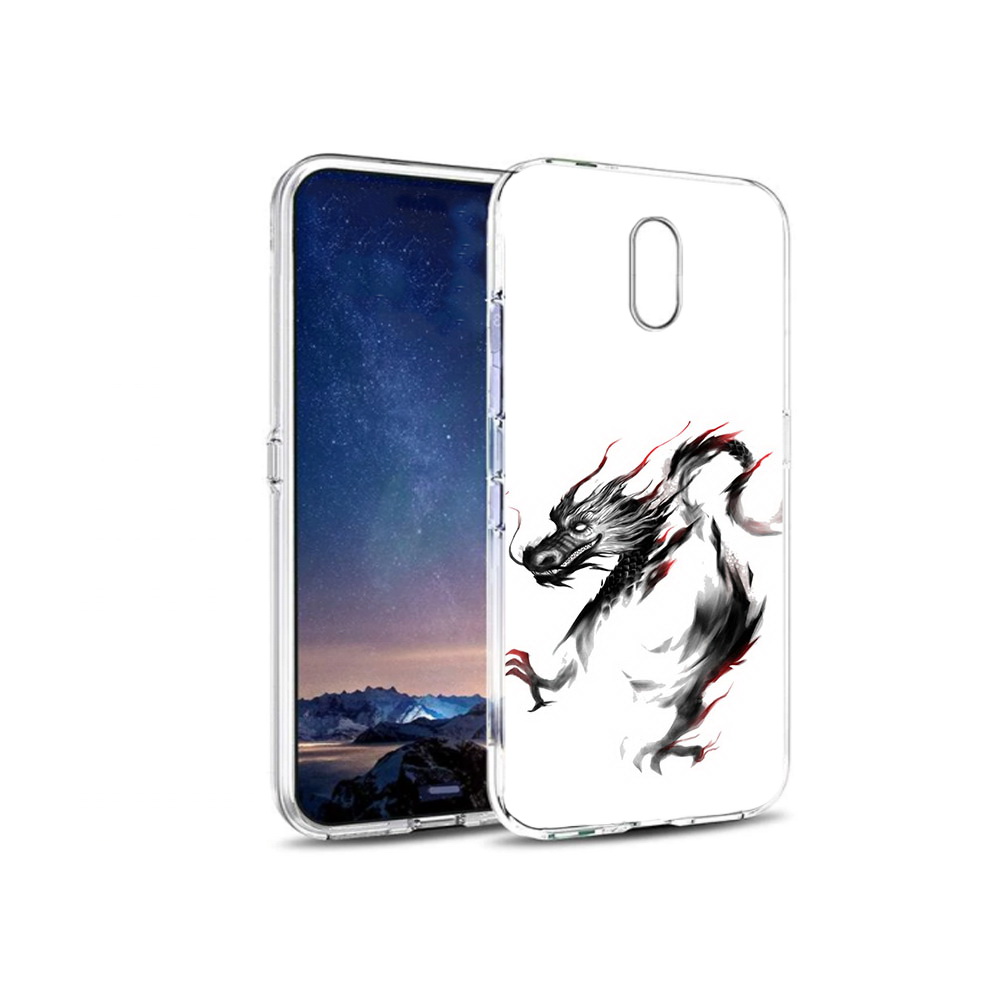 

Чехол MyPads Tocco для BQ 5016G черный дракон, Прозрачный, Tocco