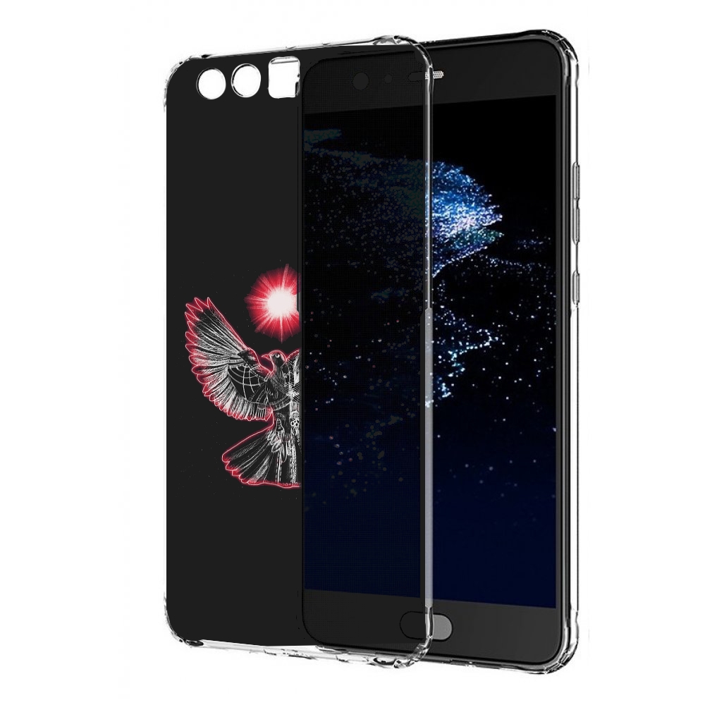 

Чехол бампер MyPads pyrokinesis валькирия для Huawei P10 Plus пр, Прозрачный, Tocco