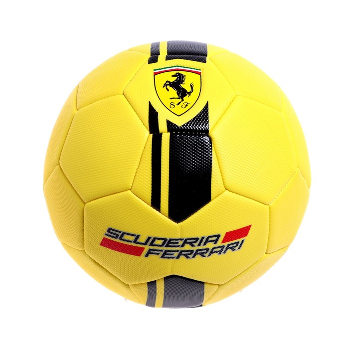 

Мяч футбольный FERRARI р.5, PVC, цвет жёлтый/чёрный