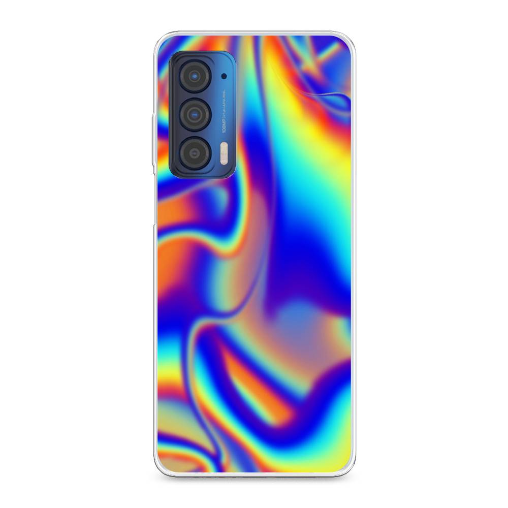 

Чехол для Motorola Edge (2021) "Яркая голограмма", Разноцветный, 242950-3
