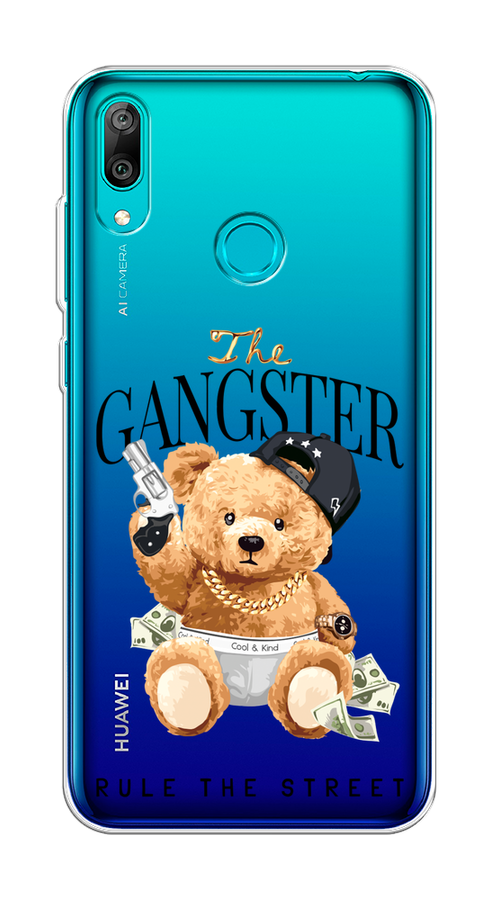 

Чехол на Huawei Y7 2019 "The Gangster", Бежевый;серый;черный, 68450-6