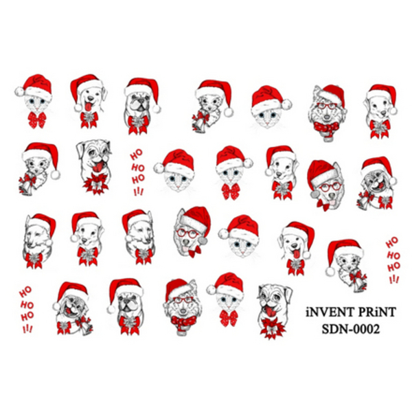 

Слайдер iNVENT PRiNT Новый год Зима Новогодние звери, SDN-02, Разноцветный