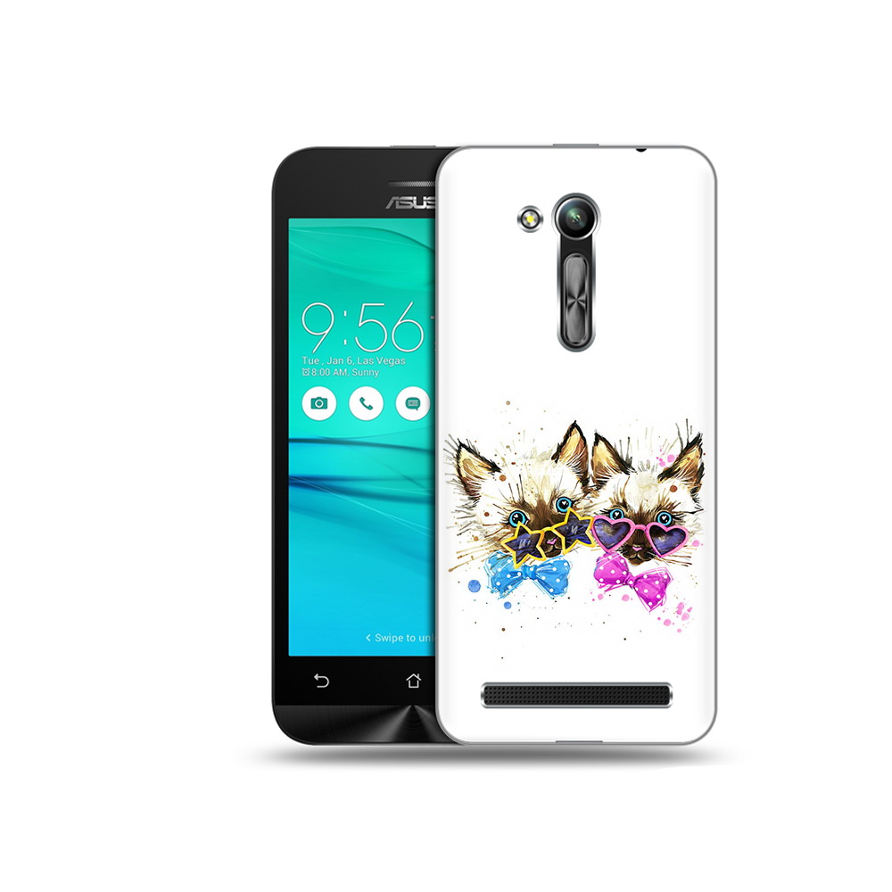 

Чехол MyPads Tocco для Asus ZenFone Go (ZB452KG) милые котята, Прозрачный, Tocco