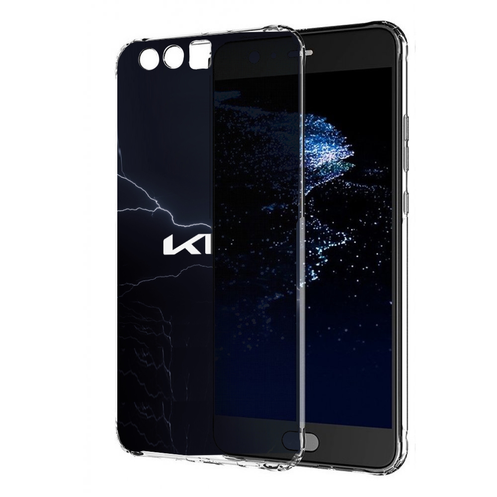 

Чехол бампер MyPads kia киа 2 для Huawei P10 Plus противоударный, Прозрачный, Tocco
