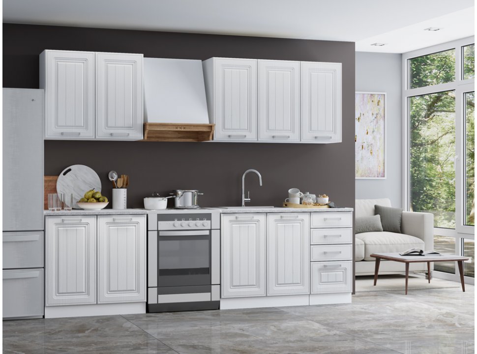 

Кухня Регион 058 Греция 2,0 м, белый матовый, Греция