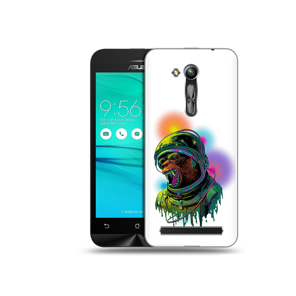 

Чехол MyPads Tocco для Asus ZenFone Go (ZB452KG) медведь космонавт, Прозрачный, Tocco