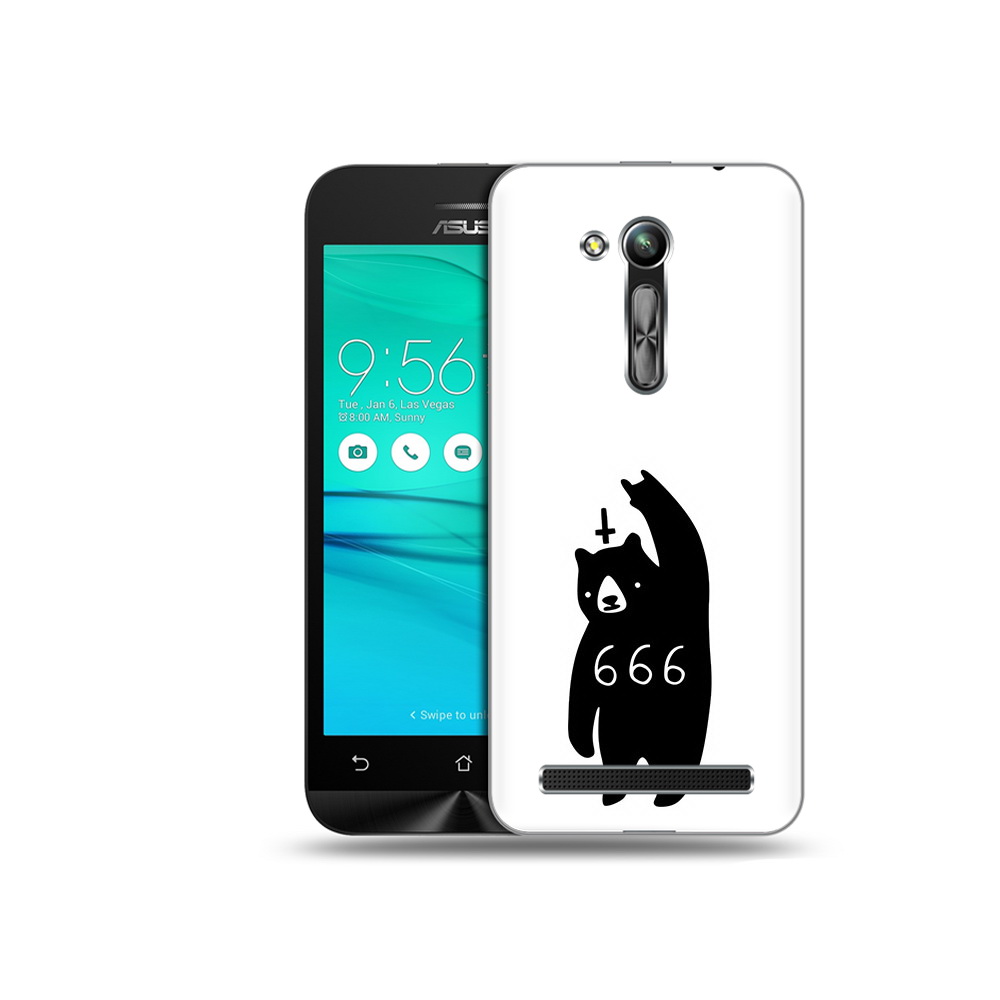 

Чехол MyPads Tocco для Asus ZenFone Go (ZB452KG) медведь 666, Прозрачный, Tocco