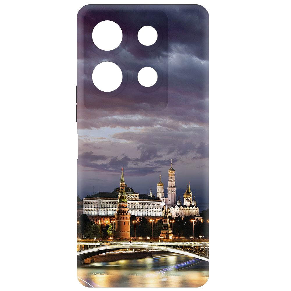 

Чехол-накладка Krutoff Soft Case Россия, Московский Кремль для INFINIX Note 30 VIP черный