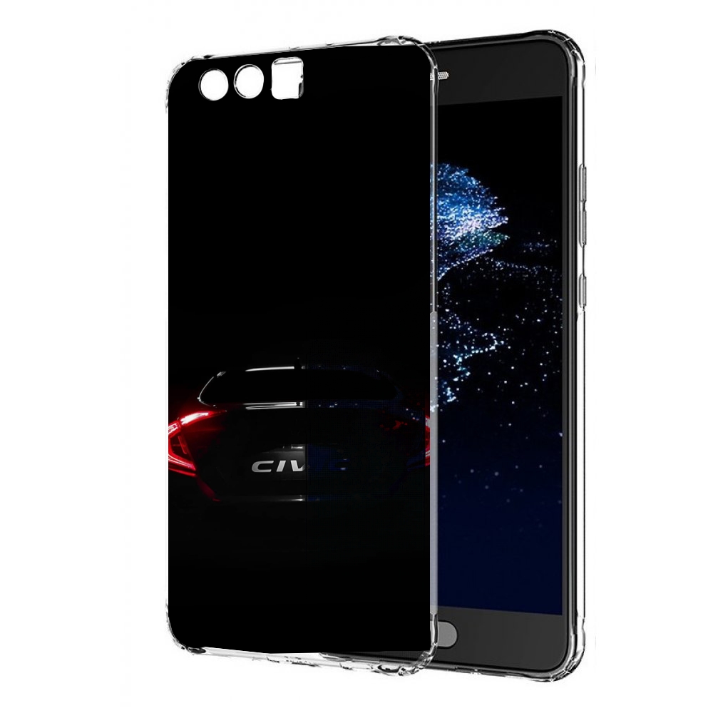 

Чехол бампер MyPads honda хонда 2 для Huawei P10 Plus противоуда, Прозрачный, Tocco