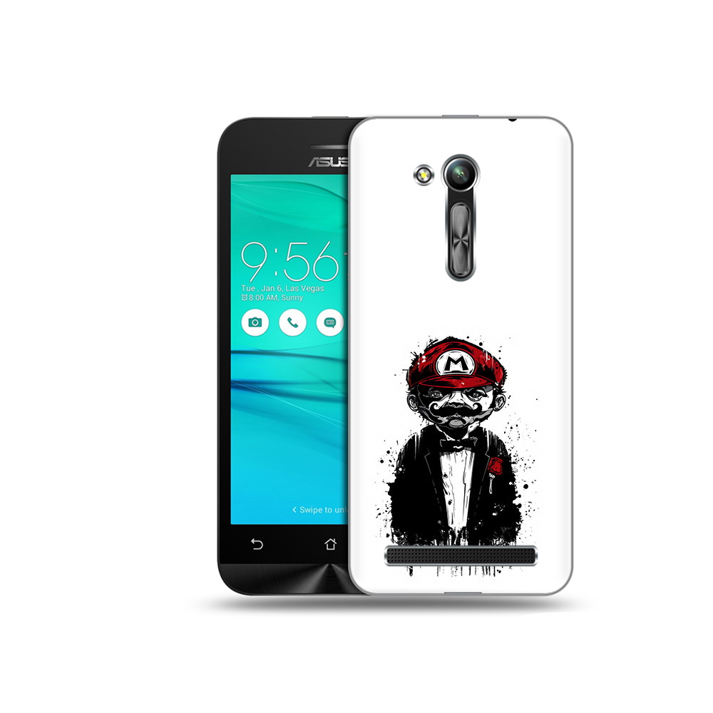 

Чехол MyPads Tocco для Asus ZenFone Go (ZB452KG) марио, Прозрачный, Tocco