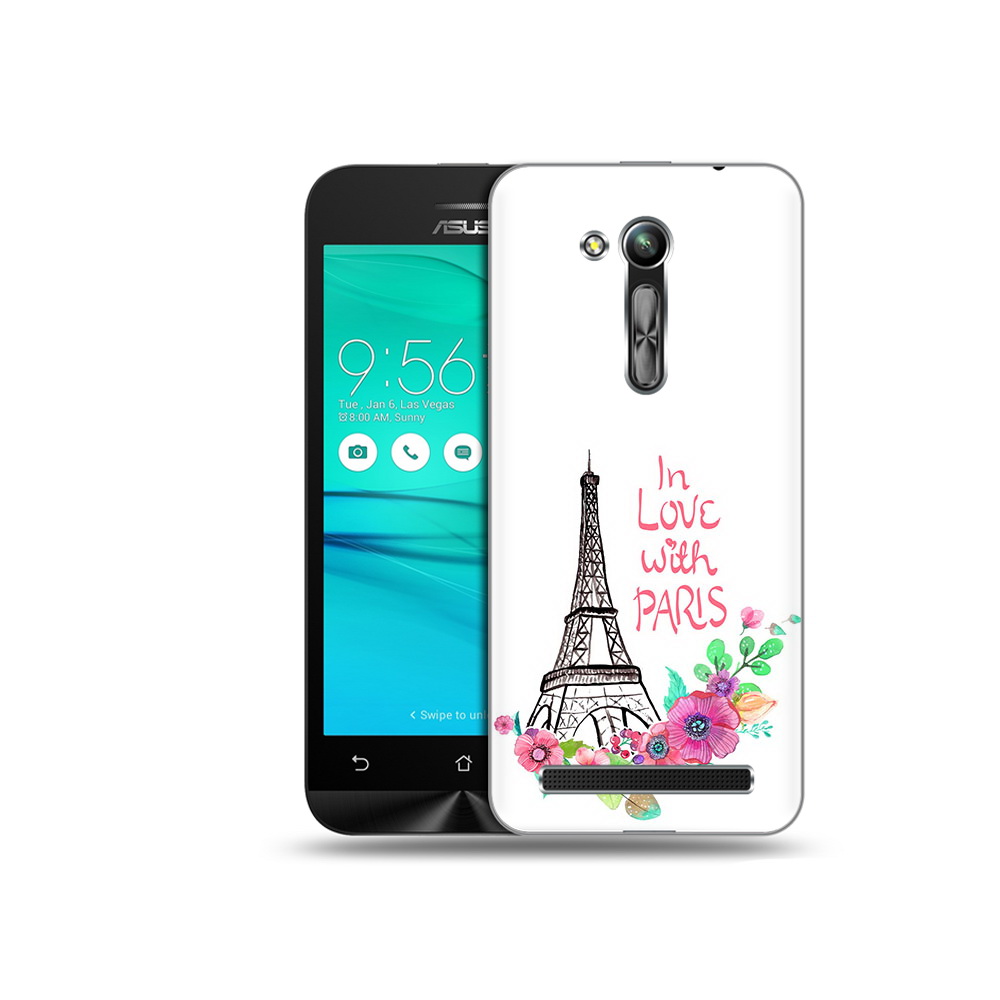 Чехол MyPads Tocco для Asus ZenFone Go (ZB452KG) любимый париж