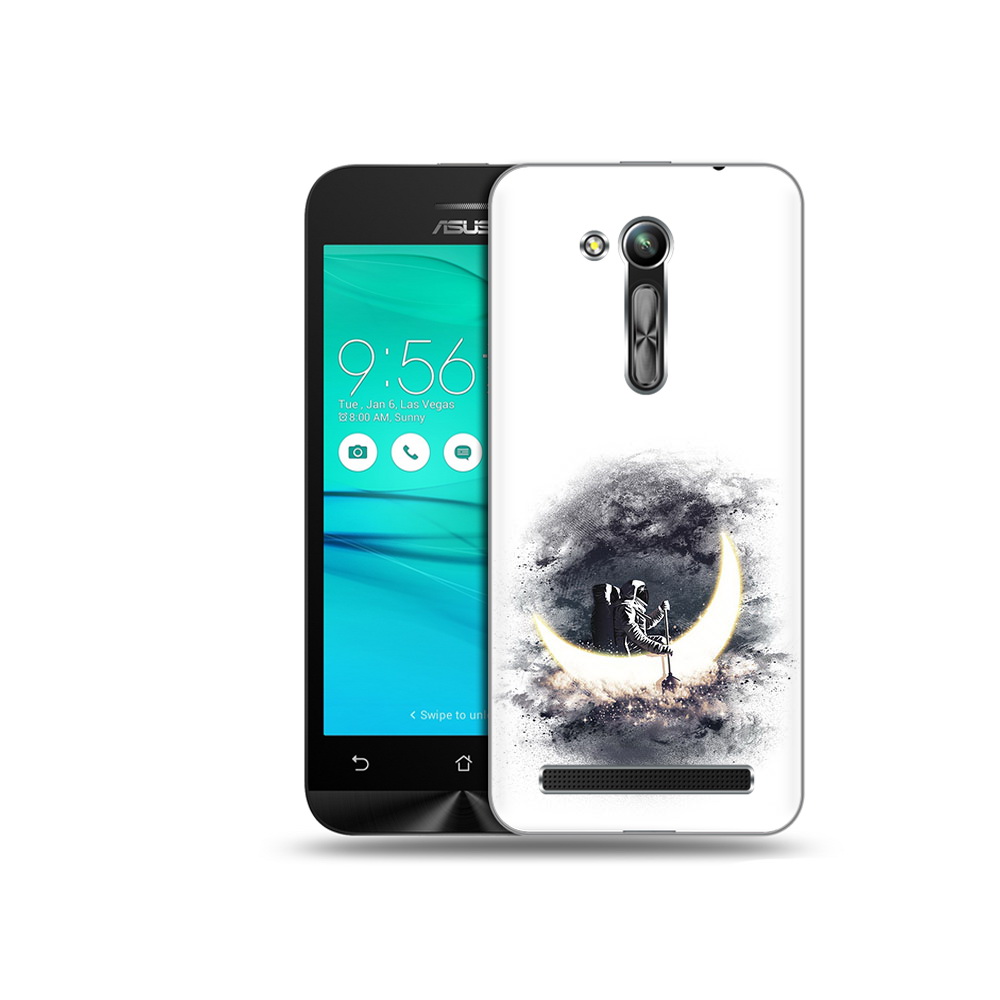 Чехол MyPads Tocco для Asus ZenFone Go (ZB452KG) лунный путешественник