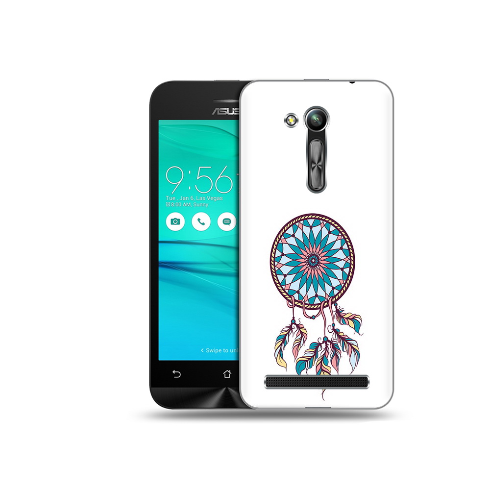 

Чехол MyPads Tocco для Asus ZenFone Go (ZB452KG) ловец снов синий, Прозрачный, Tocco