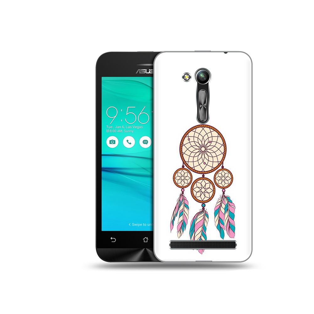 

Чехол MyPads Tocco для Asus ZenFone Go (ZB452KG) ловец снов бежевый, Прозрачный, Tocco