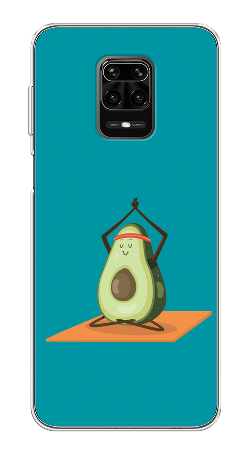 

Чехол на Xiaomi Redmi Note 9 Pro/9S "Расслабься с авокадо", Голубой, 38050-6