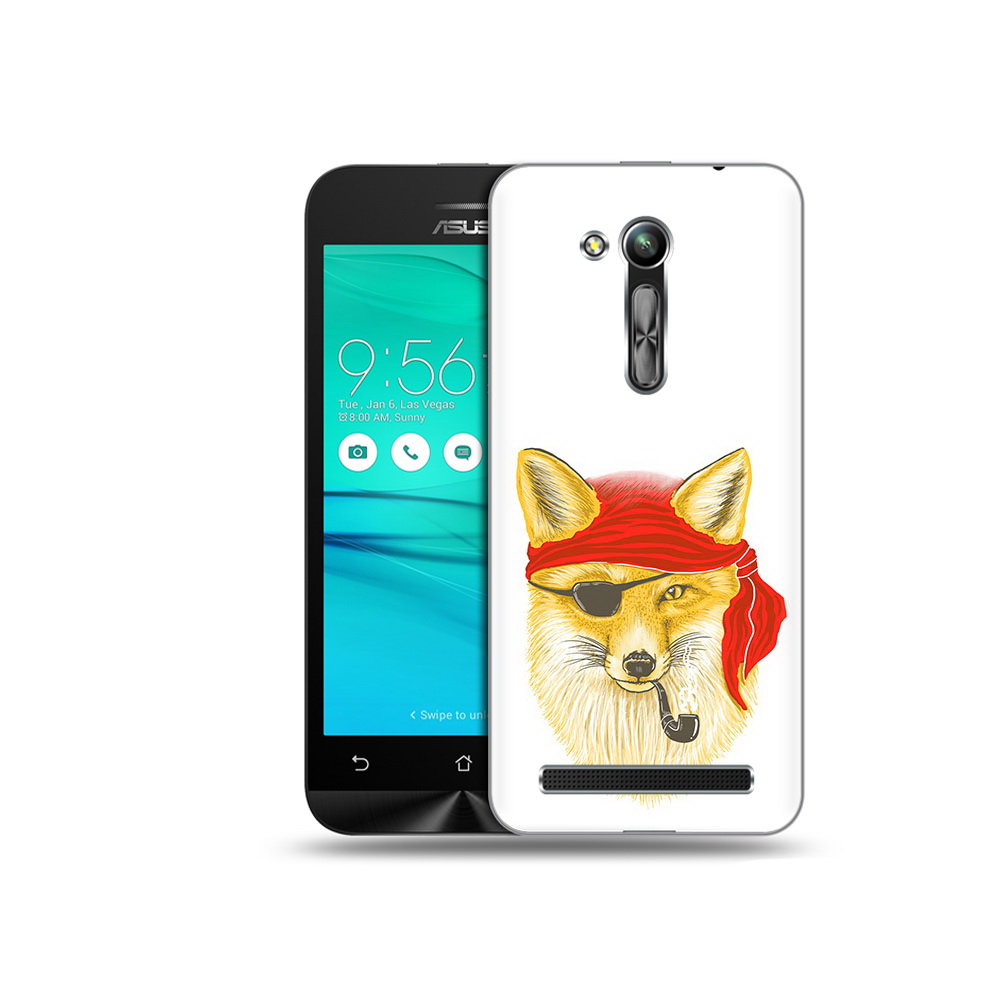 

Чехол MyPads Tocco для Asus ZenFone Go (ZB452KG) лиса-пират, Прозрачный, Tocco