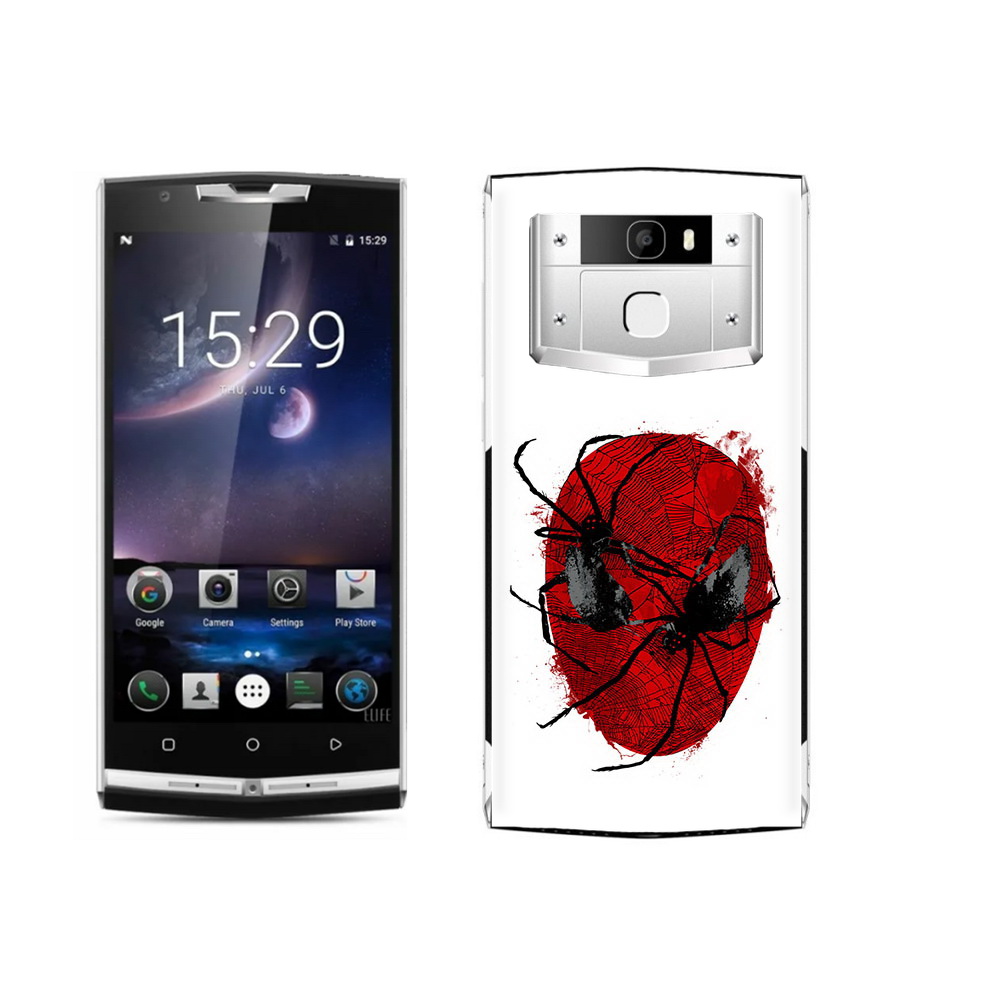 

Чехол MyPads Tocco для Oukitel K10000 Pro человек паук, Прозрачный, Tocco