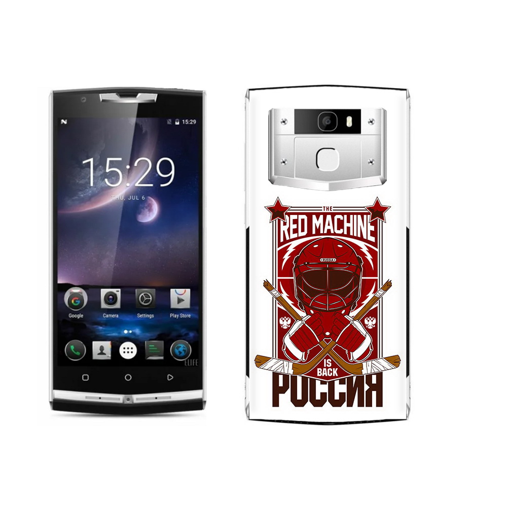 

Чехол MyPads Tocco для Oukitel K10000 Pro хоккей россия, Прозрачный, Tocco