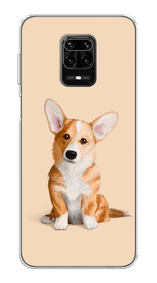 

Чехол на Xiaomi Redmi Note 9 Pro/9S "Грустный Корги", Коричневый;бежевый, 38050-1