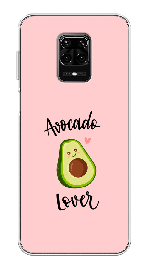 

Чехол на Xiaomi Redmi Note 9 Pro/9S "Avocado lover", Розовый;зеленый, 38050-6