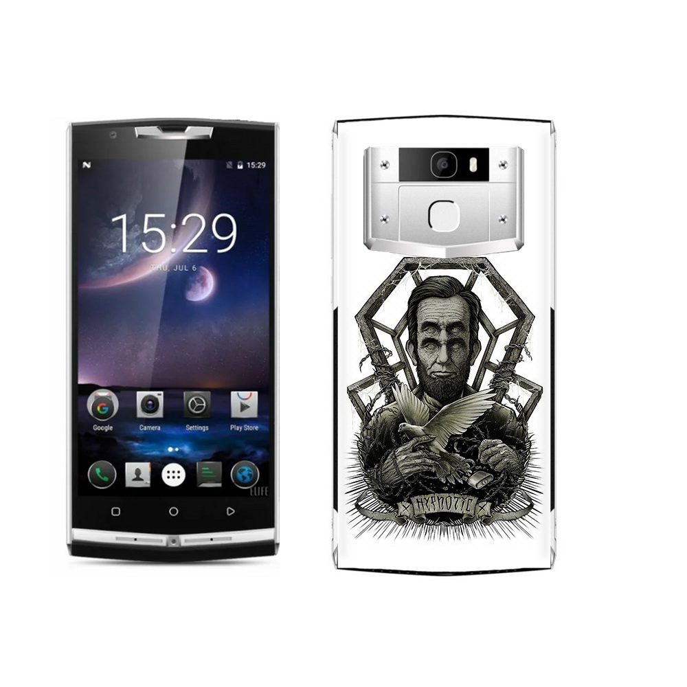 

Чехол MyPads Tocco для Oukitel K10000 Pro франклин абстракция, Прозрачный, Tocco