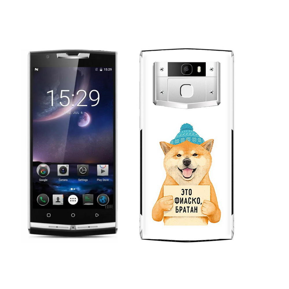 

Чехол MyPads Tocco для Oukitel K10000 Pro фиаско, Прозрачный, Tocco