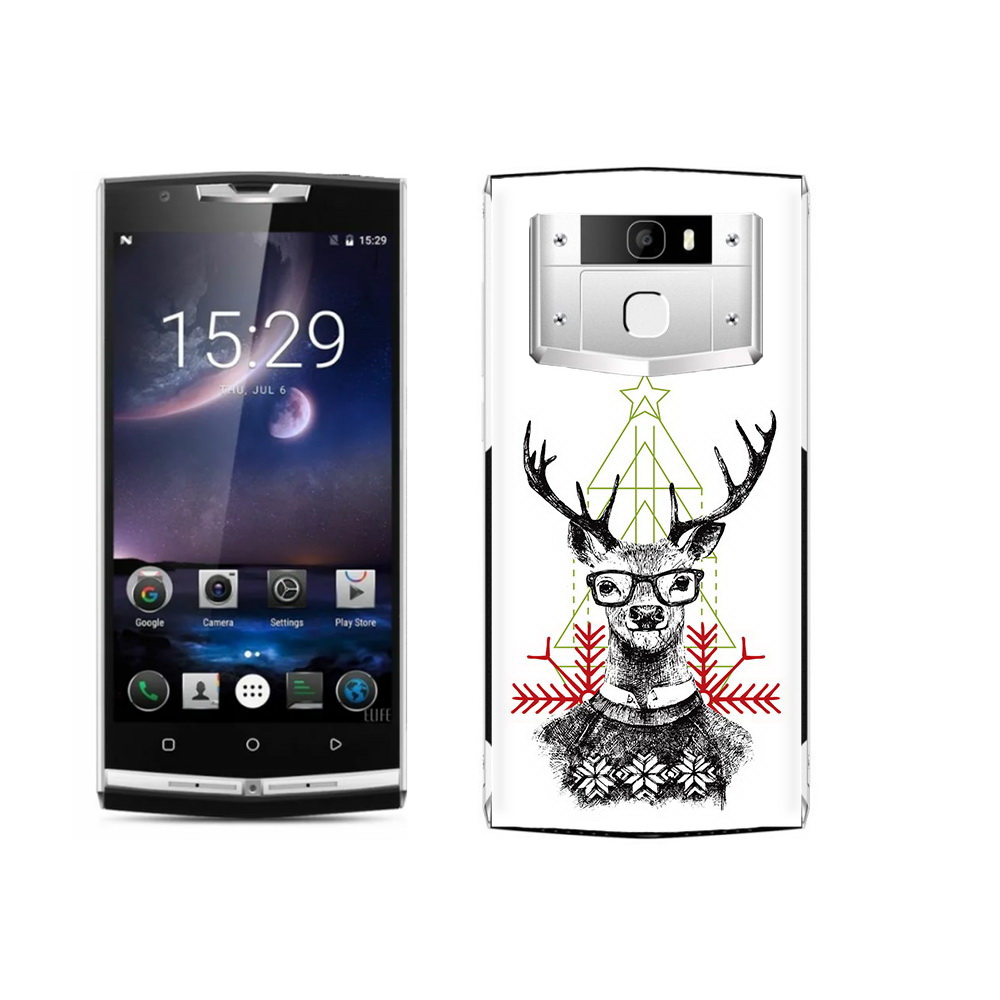 

Чехол MyPads Tocco для Oukitel K10000 Pro умный олень, Прозрачный, Tocco