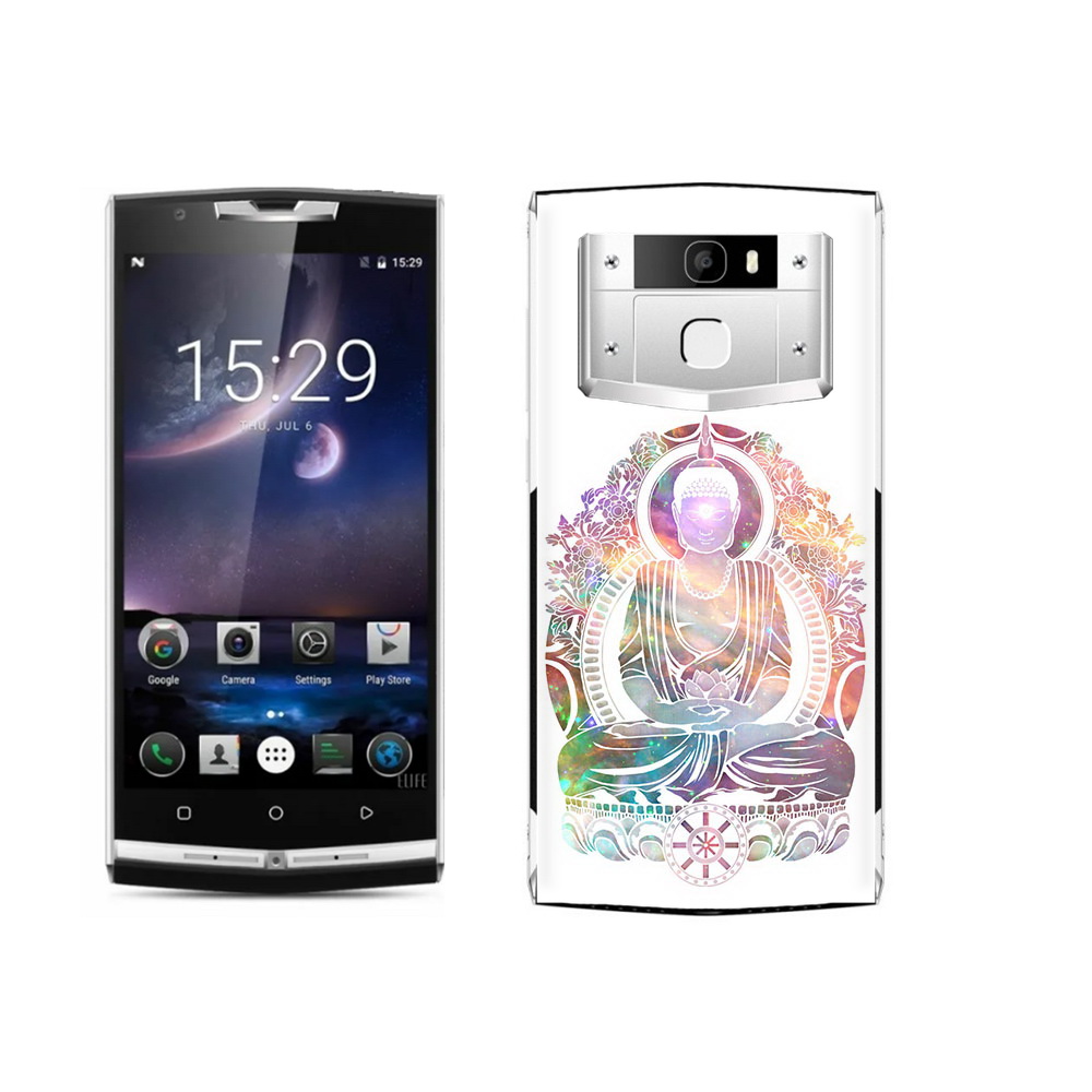 

Чехол MyPads Tocco для Oukitel K10000 Pro умный мужчина абстракция, Прозрачный, Tocco