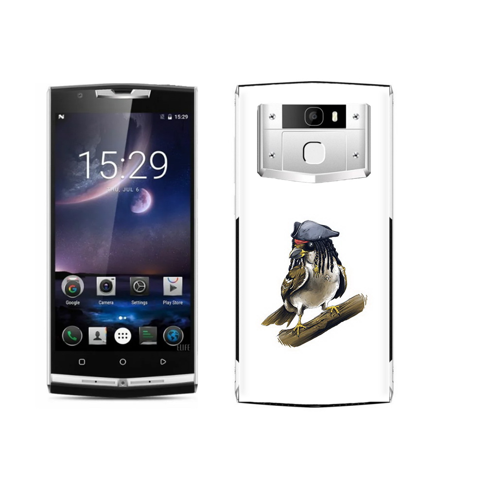 

Чехол MyPads Tocco для Oukitel K10000 Pro Джек воробей, Прозрачный, Tocco