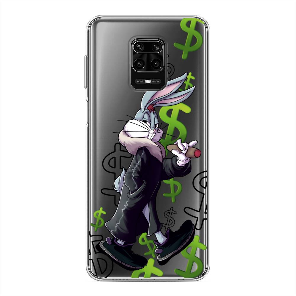 

Чехол на Xiaomi Redmi Note 9S/Note 9 Pro "Rich Bugs Bunny", Зеленый;черный;голубой, 37950-6