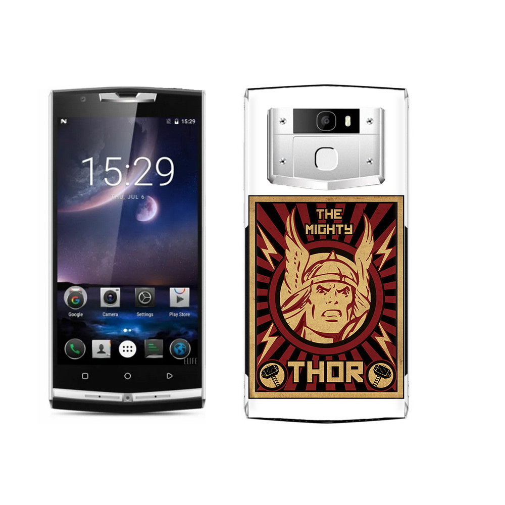 

Чехол MyPads Tocco для Oukitel K10000 Pro тор лицо, Прозрачный, Tocco