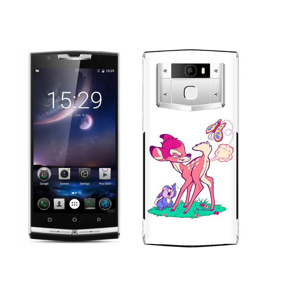 

Чехол MyPads Tocco для Oukitel K10000 Pro смешной олененок, Прозрачный, Tocco
