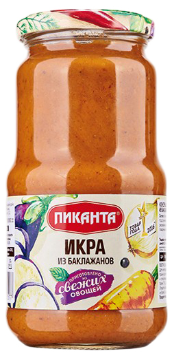 

Икра из баклажанов Пиканта 520 г