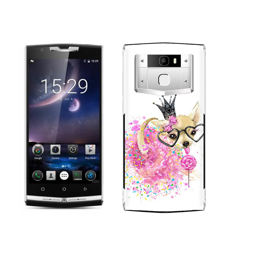 

Чехол MyPads Tocco для Oukitel K10000 Pro сладкая принцесса, Прозрачный, Tocco