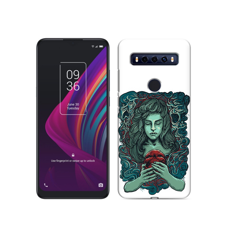 

Чехол MyPads Tocco для TCL 10 SE спящая девушка, Прозрачный, Tocco