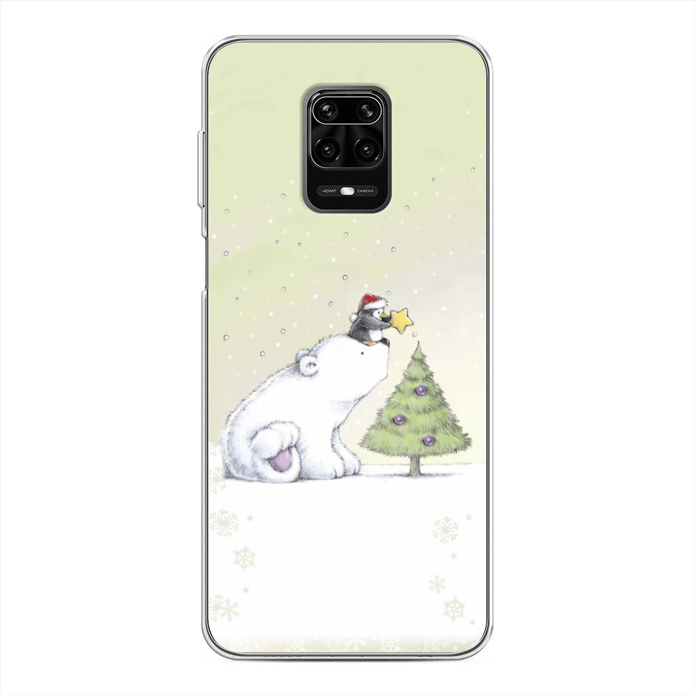 

Чехол на Xiaomi Redmi Note 9S "Украшение елки", Белый;бежевый, 37950-5