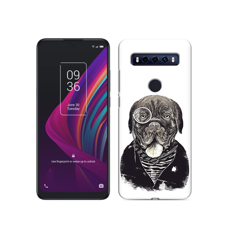 

Чехол MyPads Tocco для TCL 10 SE солидный песик, Прозрачный, Tocco