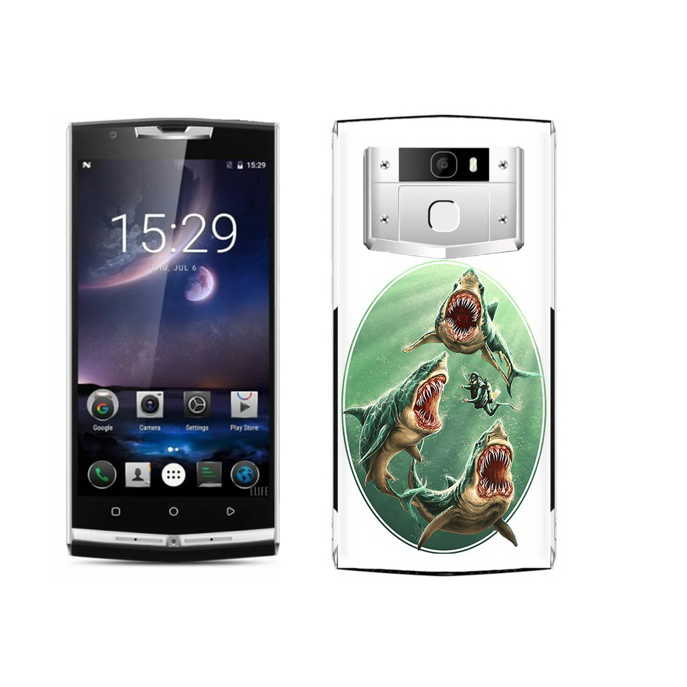 

Чехол MyPads Tocco для Oukitel K10000 Pro синяя бездна, Прозрачный, Tocco