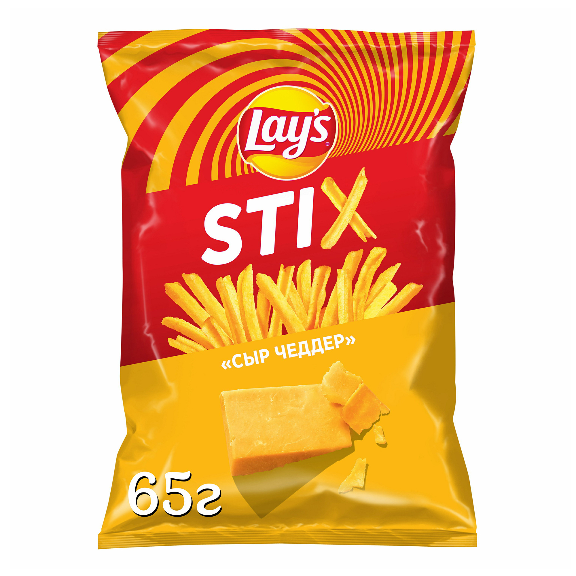 

Чипсы картофельные Lay's Stix Сыр чеддер 65 г
