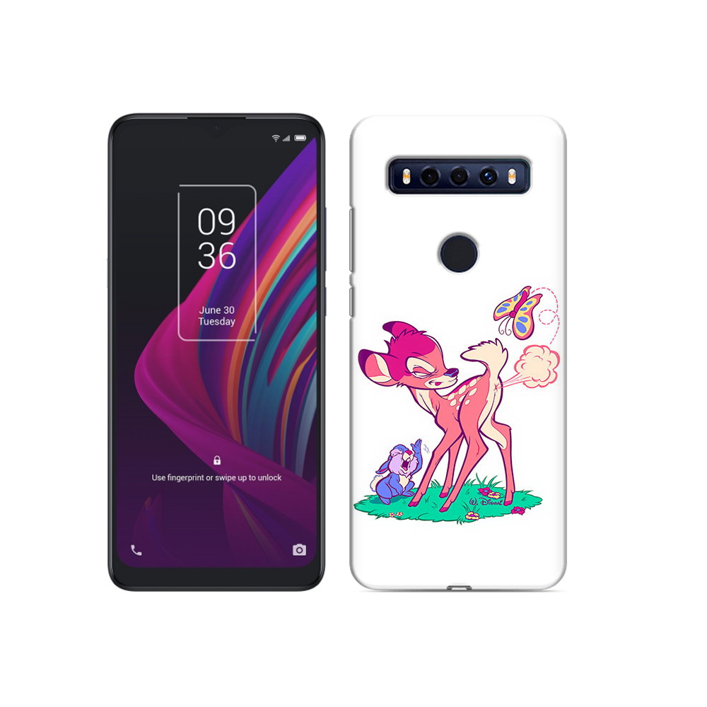 

Чехол MyPads Tocco для TCL 10 SE смешной олененок, Прозрачный, Tocco