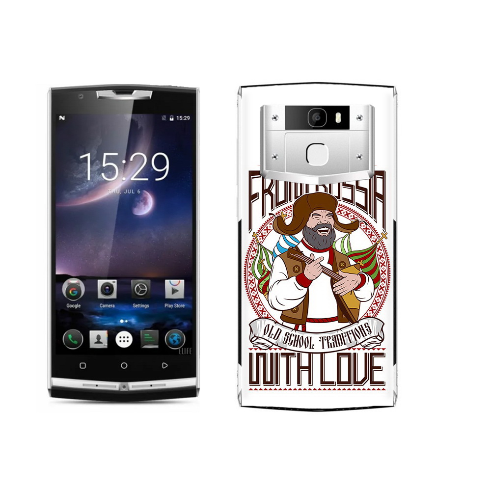 

Чехол MyPads Tocco для Oukitel K10000 Pro русский мужчина, Прозрачный, Tocco