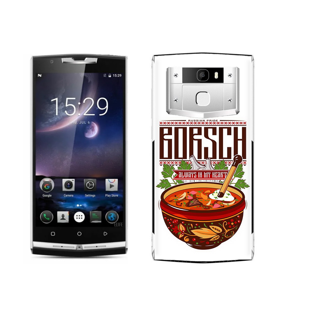

Чехол MyPads Tocco для Oukitel K10000 Pro русский борщ, Прозрачный, Tocco