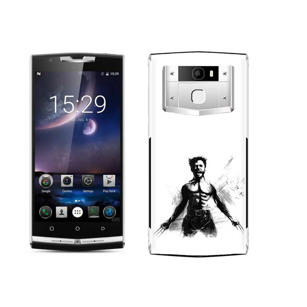 

Чехол MyPads Tocco для Oukitel K10000 Pro росомаха, Прозрачный, Tocco