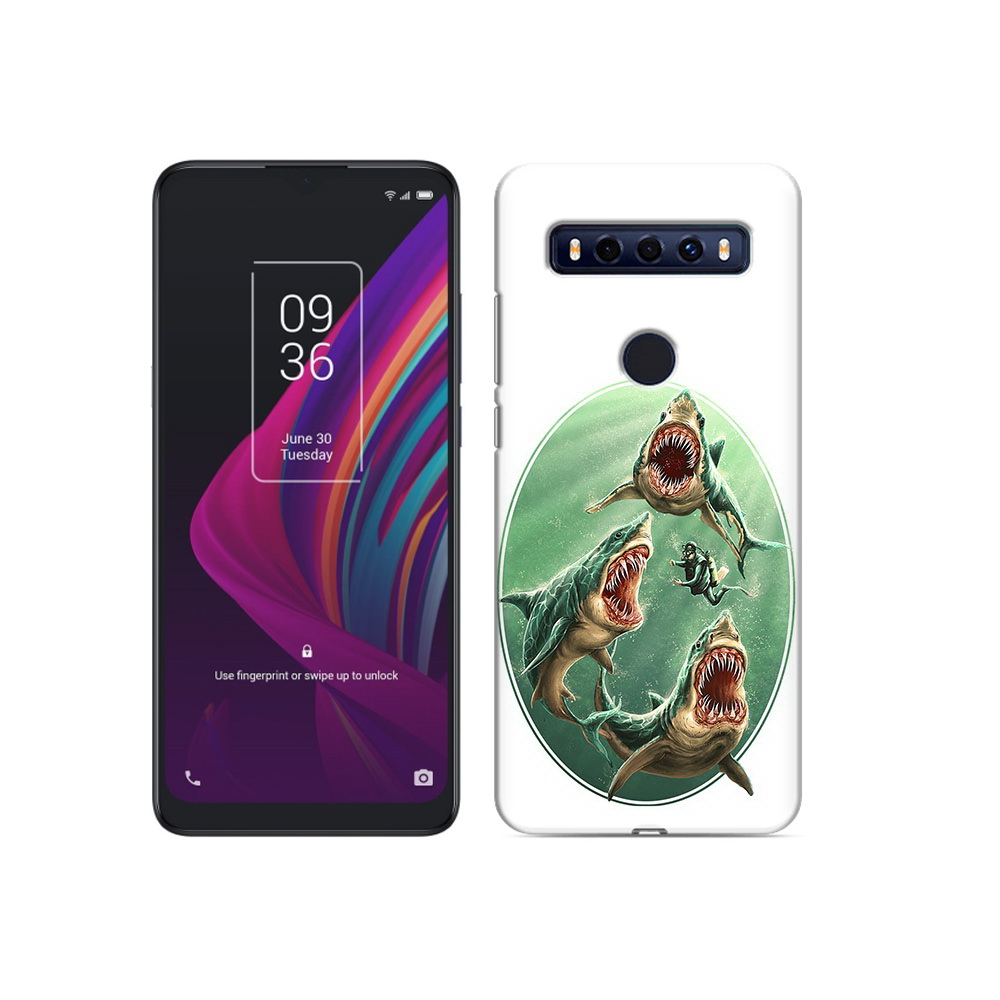

Чехол MyPads Tocco для TCL 10 SE синяя бездна, Прозрачный, Tocco