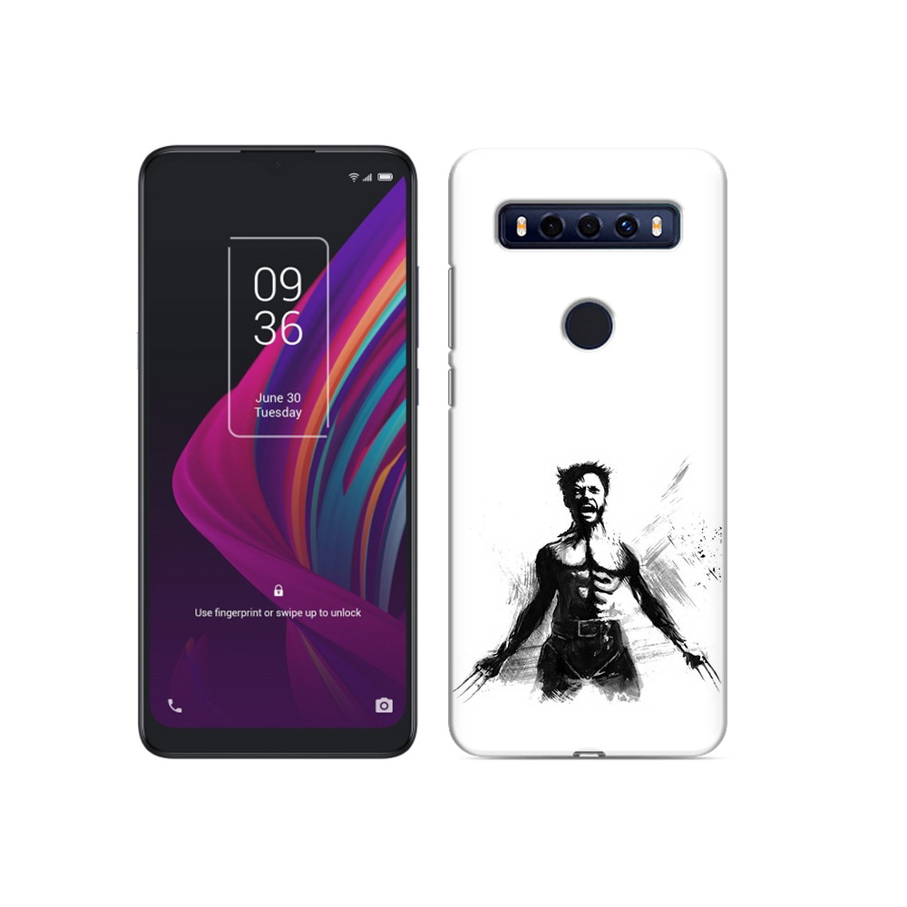 

Чехол MyPads Tocco для TCL 10 SE росомаха, Прозрачный, Tocco